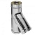 Сэндвич тройник 135° Ferrum из нержавеющей стали d300х400