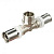Пресс тройник переходной 20x1/2"х20 НР TIM